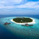 Anantara Kihavah Villas, Maldives - Vue aérienne de l'île