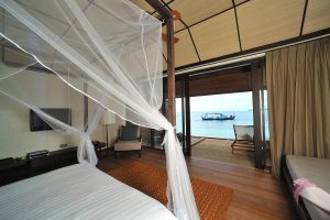 Lily Beach Resort & Spa - La chambre d'une d'une Lagoon Villa