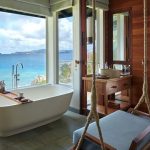 Salle de bains d'une Pool Villa au Six Senses Zil Pasyon, Seychelles