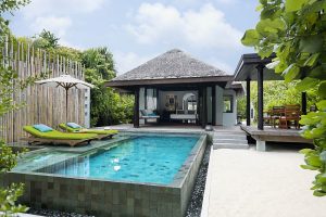 Anantara Kihavah Maldives Villas - La piscine et l'extérieur d'une Beach Pool Villa