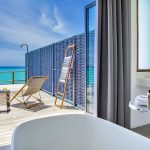 Kuramathi Island Resort, Maldives - La salle de bains d'une Water Pool Villa