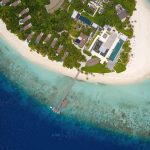 Une vue aérienne du Park Hyatt Maldives Hadahaa