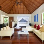 Hilton Seychelles Labriz - La chambre d'une Deluxe Beachfront Pool Villa