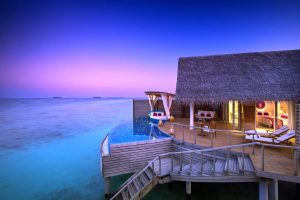 Milaidhoo Island Maldives - L'extérieur d'une Water Pool Villa