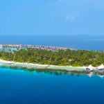 W Maldives - Une vue aérienne côté spa AWAY