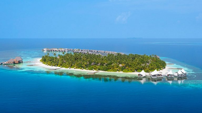 W Maldives - Vue aérienne côté spa