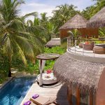W Maldives - La piscine et la terrasse d'une Wonderful Beach Oasis
