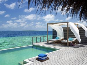 Dusit Thani Maldives - La terrasse d'une Ocean Villa