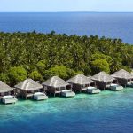 Dusit Thani Maldives - Vue aérienne de Water Villas