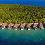 Dusit Thani Maldives - Vue aérienne de Water Villas