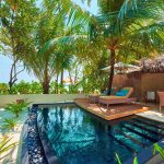 Constance Halaveli Maldives - La piscine d'une Beach Villa