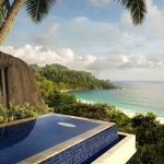 Banyan Tree Seychelles - La piscine et la vue d'une Intendance Bay View Pool Villa