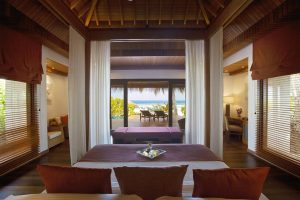 Baros Maldives - La chambre avec vue d'une Baros Premium Pool Villa