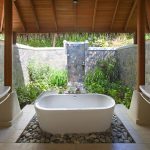 Baros Maldives - La salle de bains d'une Deluxe Villa