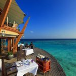 Baros Maldives - La terrasse du restaurant Lighthouse