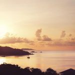 Raffles Seychelles - Coucher de soleil sur la baie