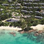 Raffles Seychelles - Une vue aérienne d'une partie du complexe