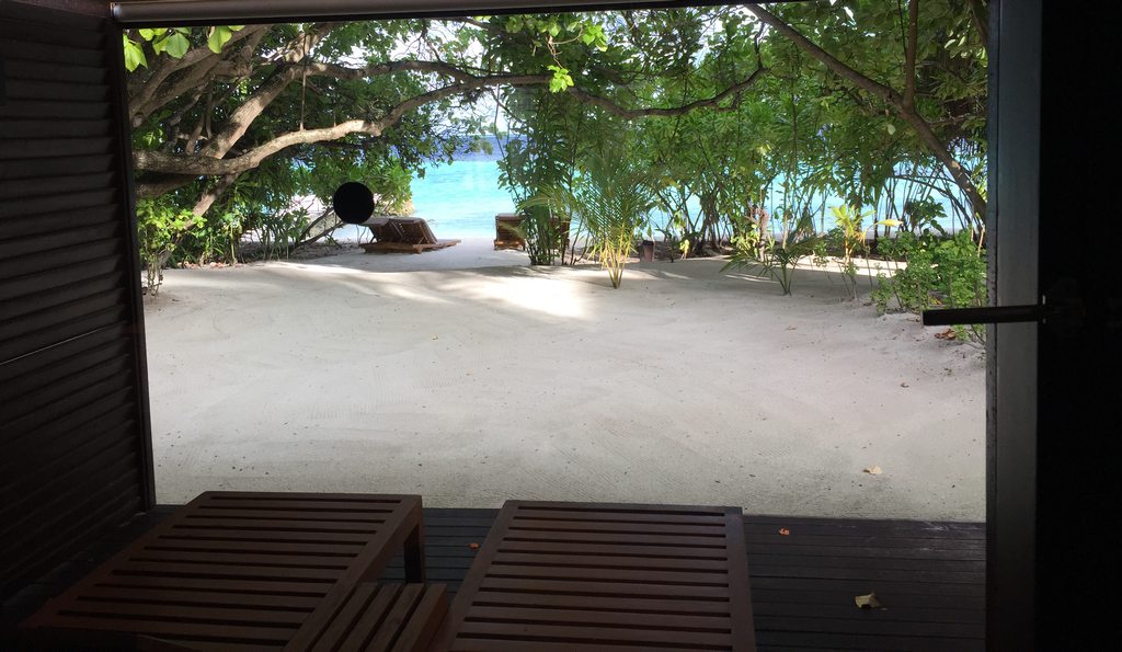 Vue depuis la chambre de la Villa 160
