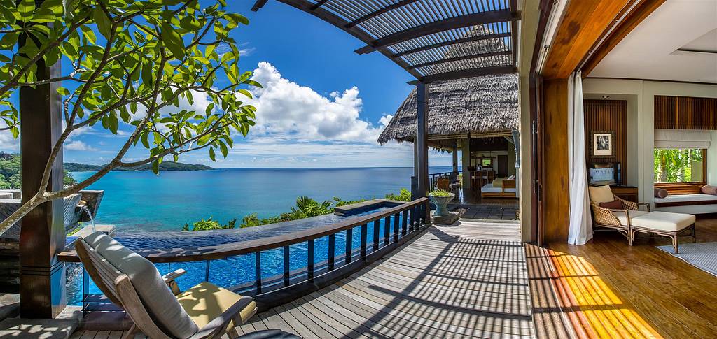 MAIA Luxury Resort & Spa - Ocean Panoramic Villa - Chambre, terrasse et vue