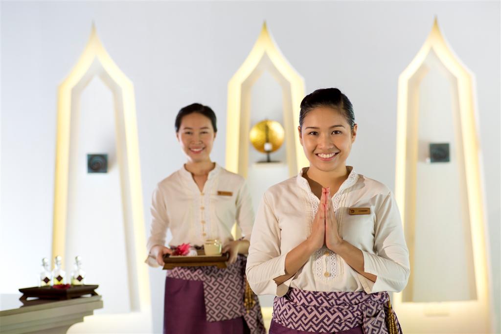 L'accueil au spa Devarana au Dusit Thani Maldives