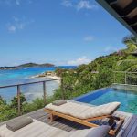 la terrasse et la piscine d'une Ocean Front Pool Villa au Six Senses Zil Pasyon