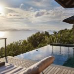 La piscine d'une des Panorama Pool Villas - Six Senses Zil Pasyon aux Seychelles