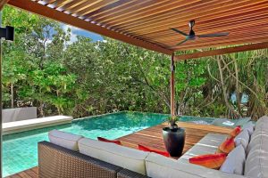 Park Hyatt Maldives Hadahaa - La véranda et la piscine d'une Park Pool Villa à deux chambres