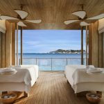 Une salle de soins au Six Senses Zil Pasyon, Seychelles