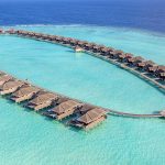 Anantara Kihavah Maldives Villas - Vue aérienne des Over Water Pool Villas
