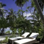 Kuramathi Island Resort, Maldives - La terrasse d'une Beach Villa avec Jacuzzi