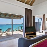 Kuramathi Island Resort, Maldives - Chambre & Terrasse d'une Deluxe Water Villa