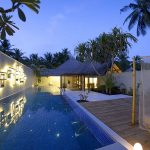 Kuramathi Island Resort, Maldives - La piscine d'une Honeymoon Pool Villa