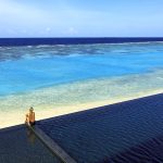 Kuramathi Island Resort, Maldives - La piscine du Laguna Bar