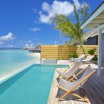 Kuramathi Island Resort, Maldives - La piscine d'une Pool Villa