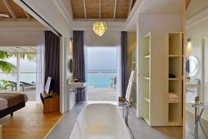 Kuramathi Island Resort, Maldives - La salle de bains d'une Pool Villa