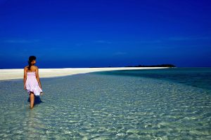 Kuramathi Island Resort, Maldives - Le banc de sable