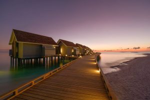 Kuramathi Island Resort, Maldives - Le ponton des Thundi Water Pool Villas