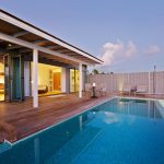 Kuramathi Island Resort, Maldives - Terrasse et piscine d'une Water Pool Villa