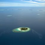 Une vue aérienne du Park Hyatt Maldives Hadahaa