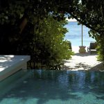 Accès à la plage d'une Park Pool Villa du Park Hyatt Maldives Hadahaa