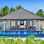 Atmosphere Kanifushi Maldives - L'extérieur d'une Sunset Pool Villa