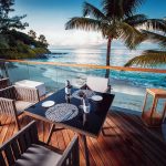 Carana Beach Seychelles - La terrasse du restaurant Lorizon