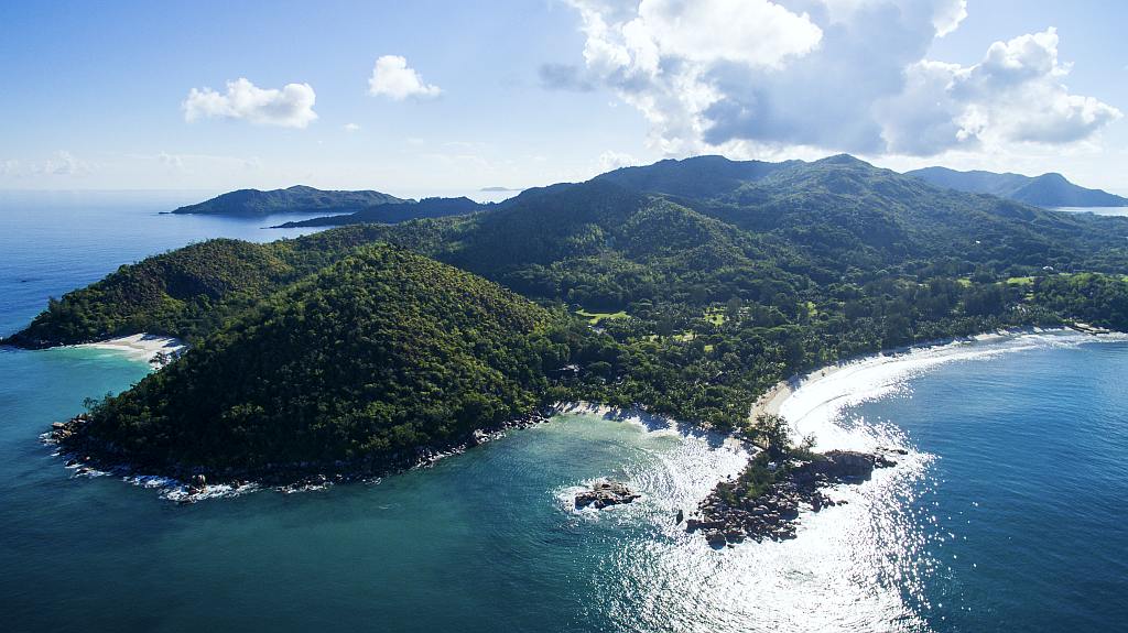 Constance Lemuria Seychelles - Une vue aérienne du site