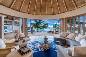 Milaidhoo Island Maldives - Le salon d'une Beach Residence