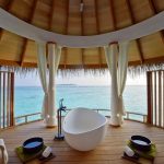 Milaidhoo Island Maldives - La terrasse d'une salle de soins du Serenity Spa