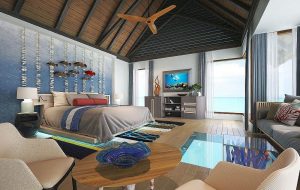 La chambre d'une Wind Villa