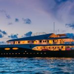 Scubaspa Maldives - le navire au crépuscule