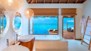 W Maldives - La salle de bains d'une Fabulous Overwater Oasis