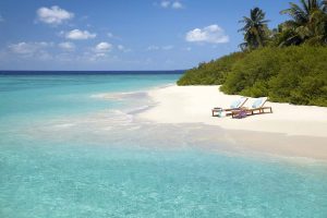 Dusit Thani Maldives - La plage d'une Beach Villa