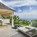 Banyan Tree Seychelles - la terrasse d'une Ocean Pool Villa